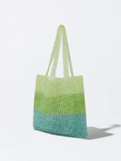 Tote Bag With Beads|Parfois Best Sale