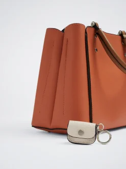 Tote Bag With Pendant|Parfois Discount