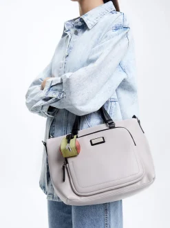 Tote Bag With Pendant|Parfois Discount