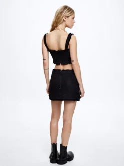 Tweed Mini Skirt|Parfois Hot