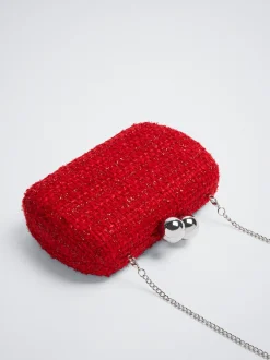 Tweed Party Clutch Bag|Parfois Hot
