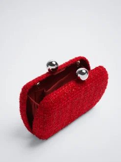 Tweed Party Clutch Bag|Parfois Discount
