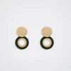 Two-Tone Resin Earrings|Parfois Cheap