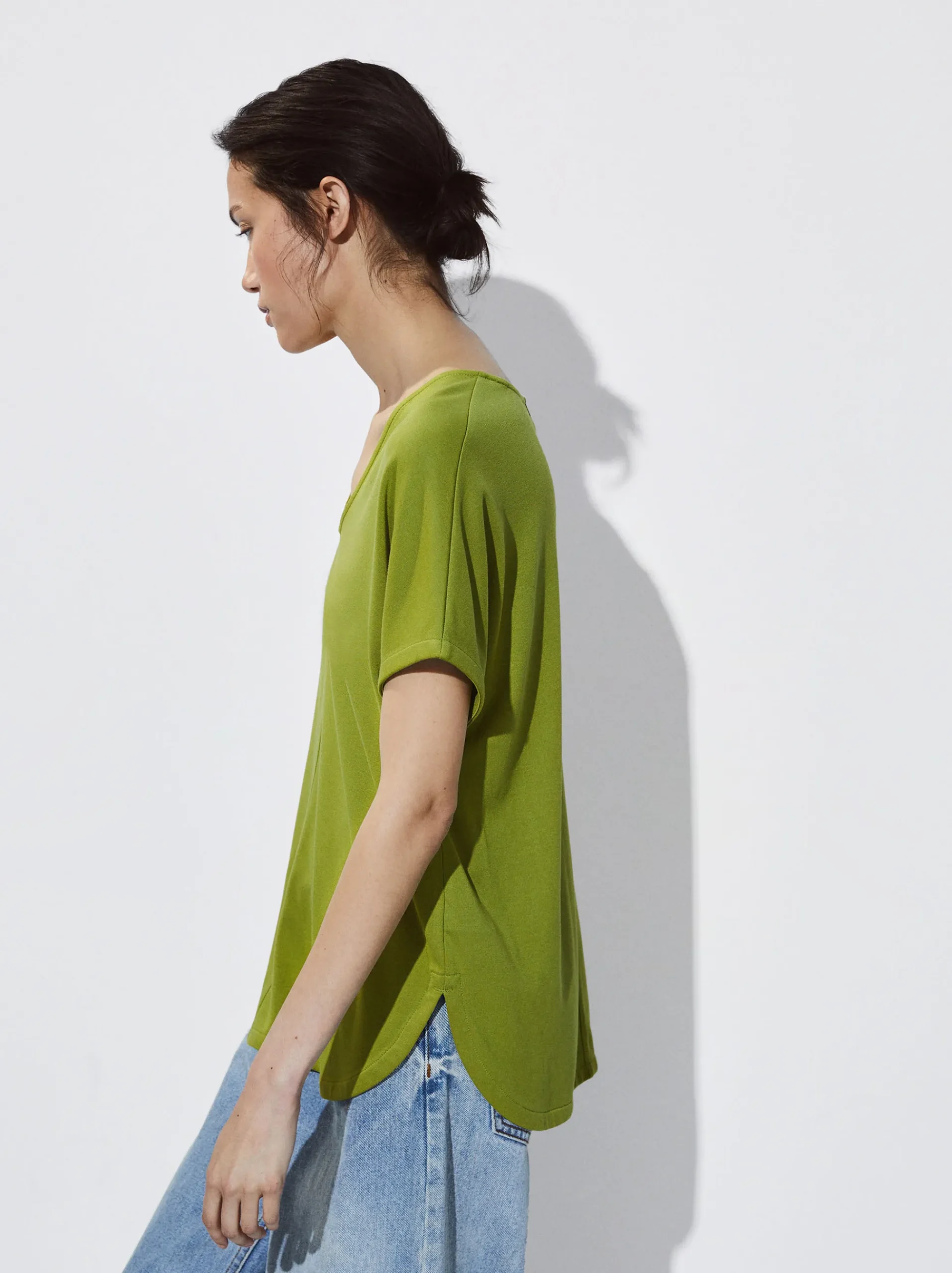 V-Neck Basic T-Shirt|Parfois Best Sale