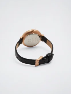 Watch With Leather Effect Wristband|Parfois Clearance