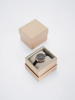 Watch With Leather Effect Wristband|Parfois Clearance