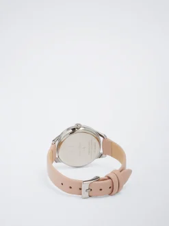 Watch With Leather Effect Wristband|Parfois Sale