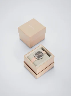 Watch With Leather Effect Wristband|Parfois Sale