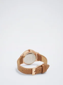 Watch With Leather Effect Wristband|Parfois Fashion