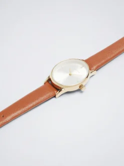 Watch With Leather Effect Wristband|Parfois Cheap