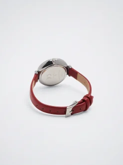 Watch With Leather Effect Wristband|Parfois Sale