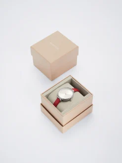 Watch With Leather Effect Wristband|Parfois Sale