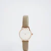 Watch With Leather Effect Wristband|Parfois Fashion