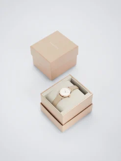 Watch With Leather Effect Wristband|Parfois Fashion