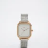 Watch With Stainless Steel Metallic Mesh Strap|Parfois New