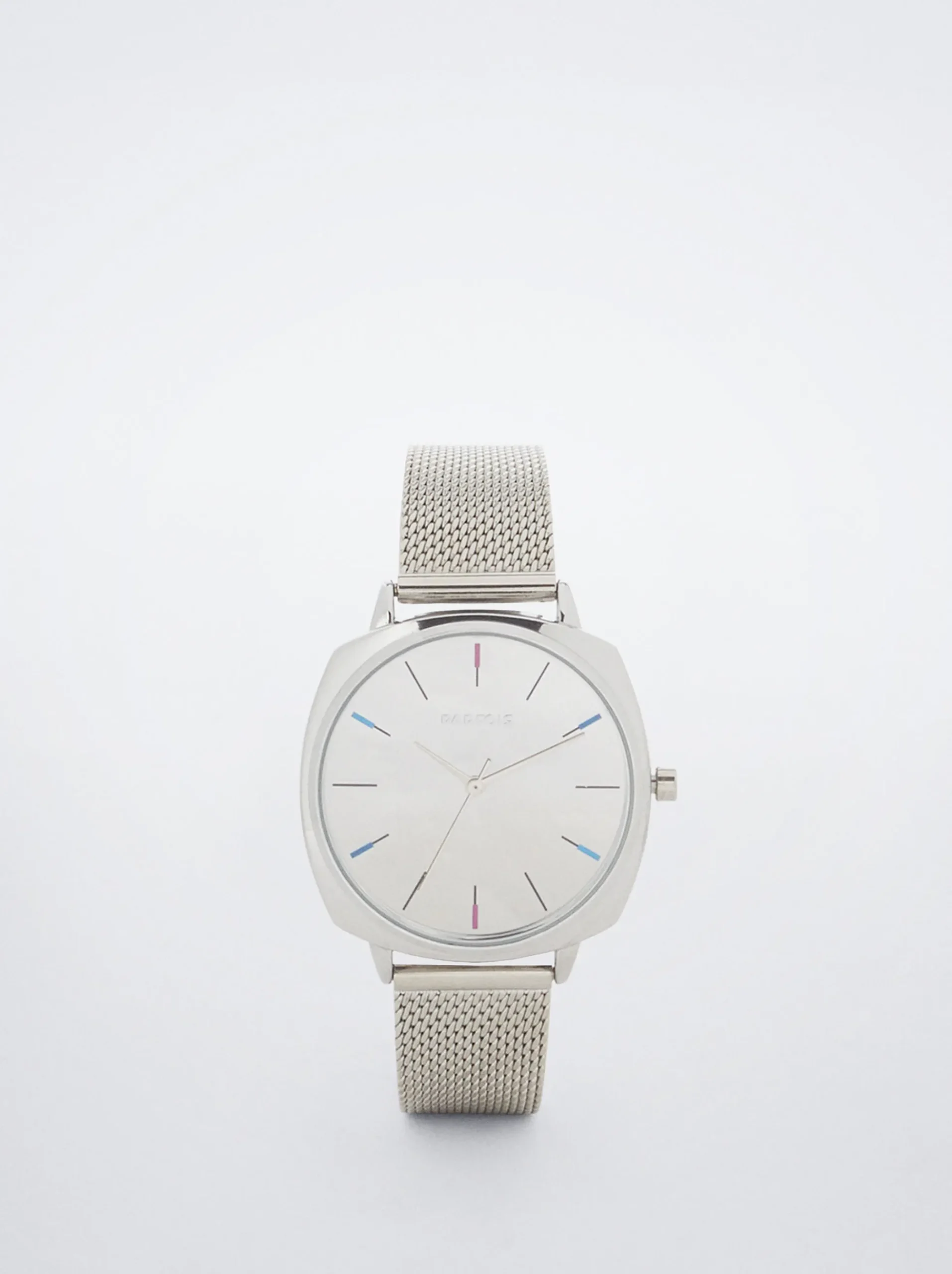 Watch With Stainless Steel Metallic Mesh Strap|Parfois Discount