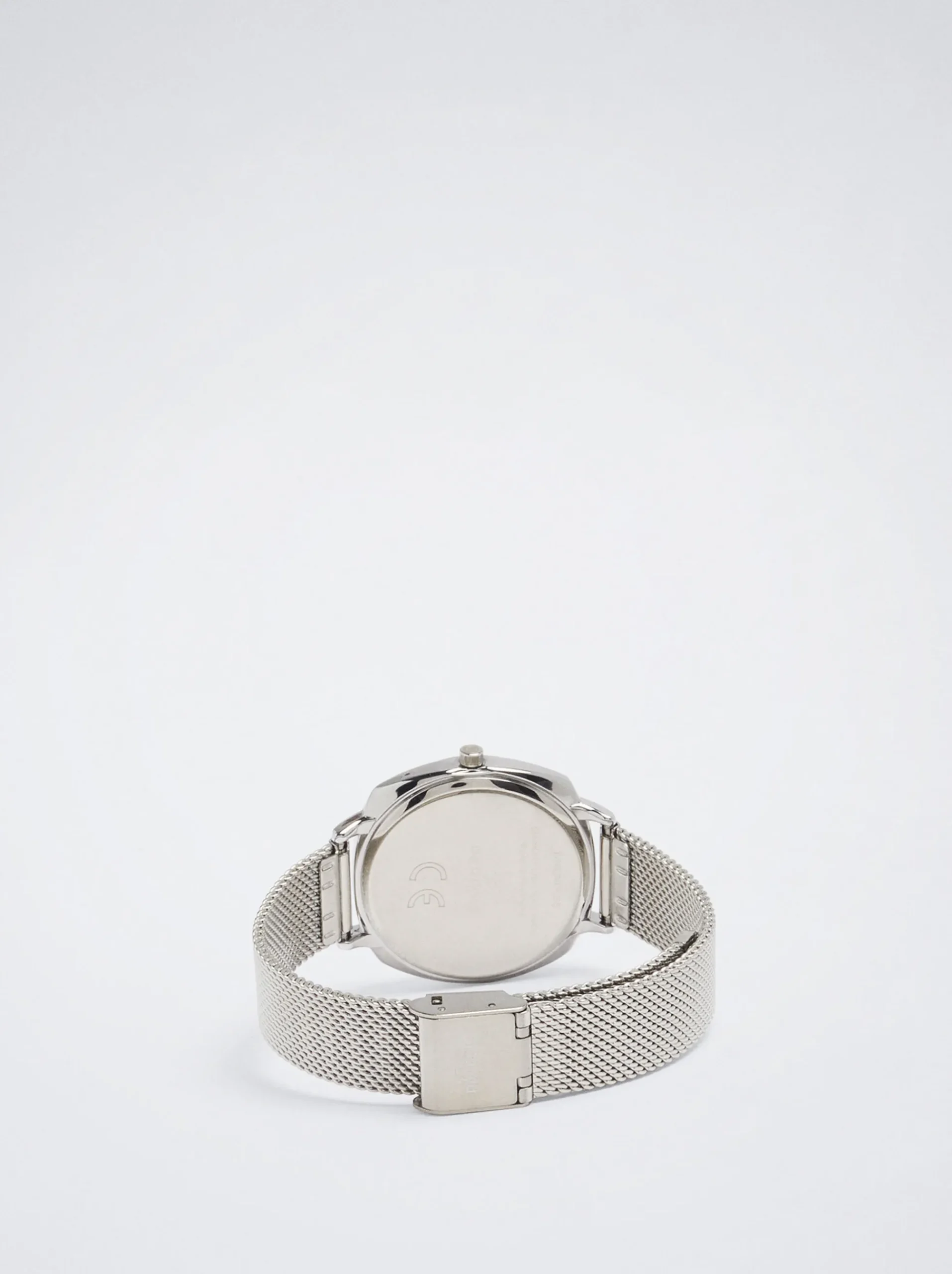Watch With Stainless Steel Metallic Mesh Strap|Parfois Discount