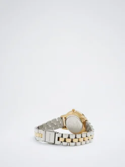 Watch With Two-Toned Steel Strap|Parfois Cheap