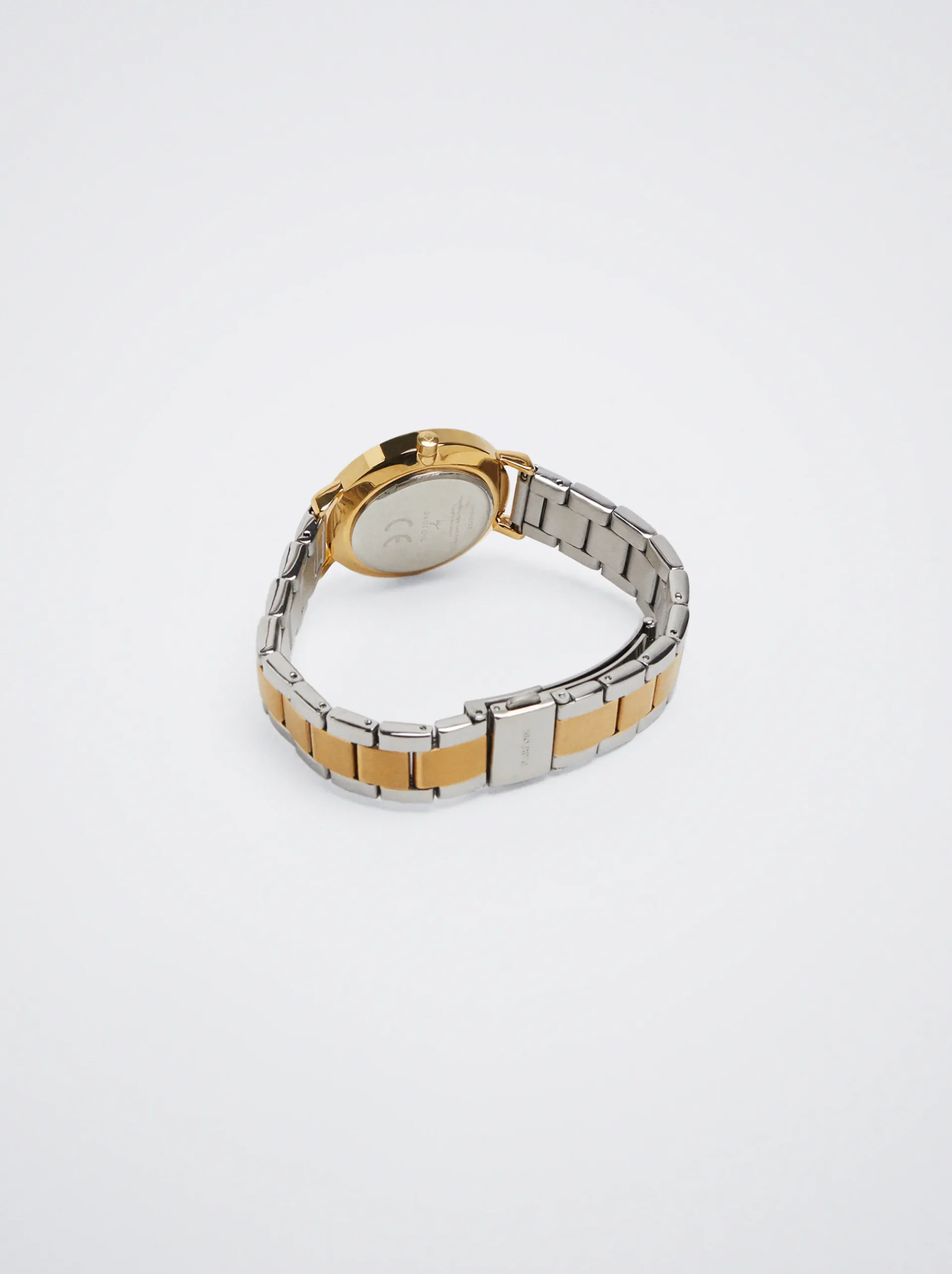 Watch With Two-Toned Steel Strap|Parfois Cheap