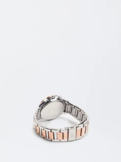 Watch With Two-Toned Steel Strap|Parfois Shop