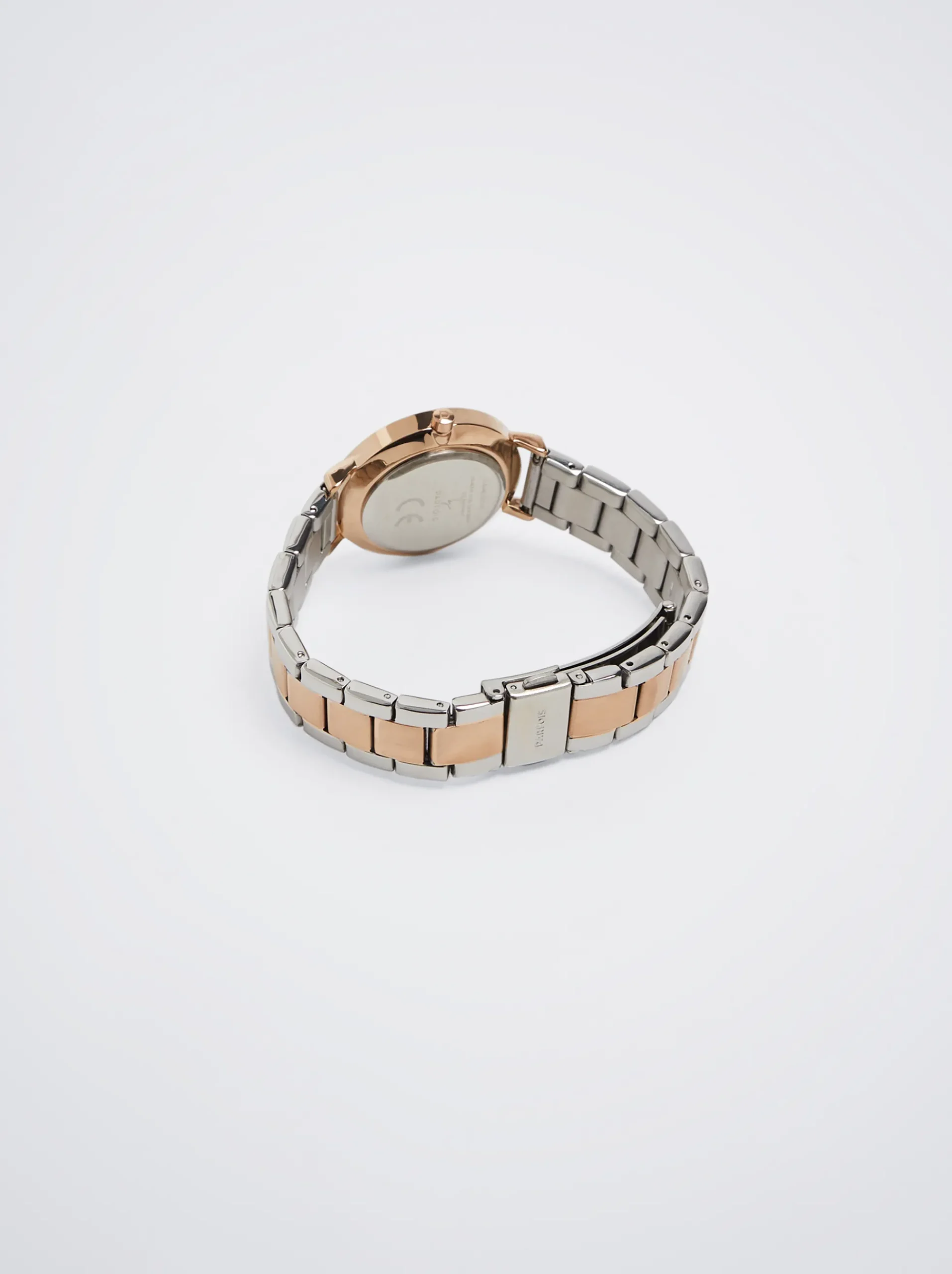 Watch With Two-Toned Steel Strap|Parfois Hot