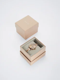 Watch With Two-Toned Steel Strap|Parfois Hot