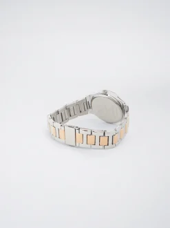 Watch With Two-Toned Steel Strap|Parfois Outlet