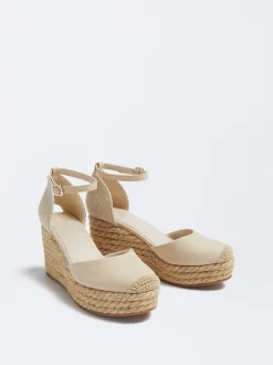 Wedge Sandals With Ankle Strap|Parfois Outlet