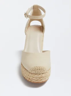 Wedge Sandals With Ankle Strap|Parfois Outlet