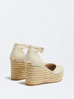 Wedge Sandals With Ankle Strap|Parfois Outlet