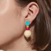 Wood And Resin Earrings|Parfois Best