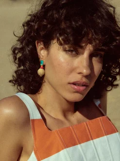 Wood And Resin Earrings|Parfois Best