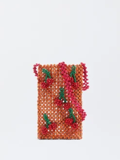 Wooden Phone Case With Beads|Parfois New