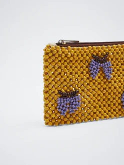 Wooden Purse With Beads|Parfois Outlet