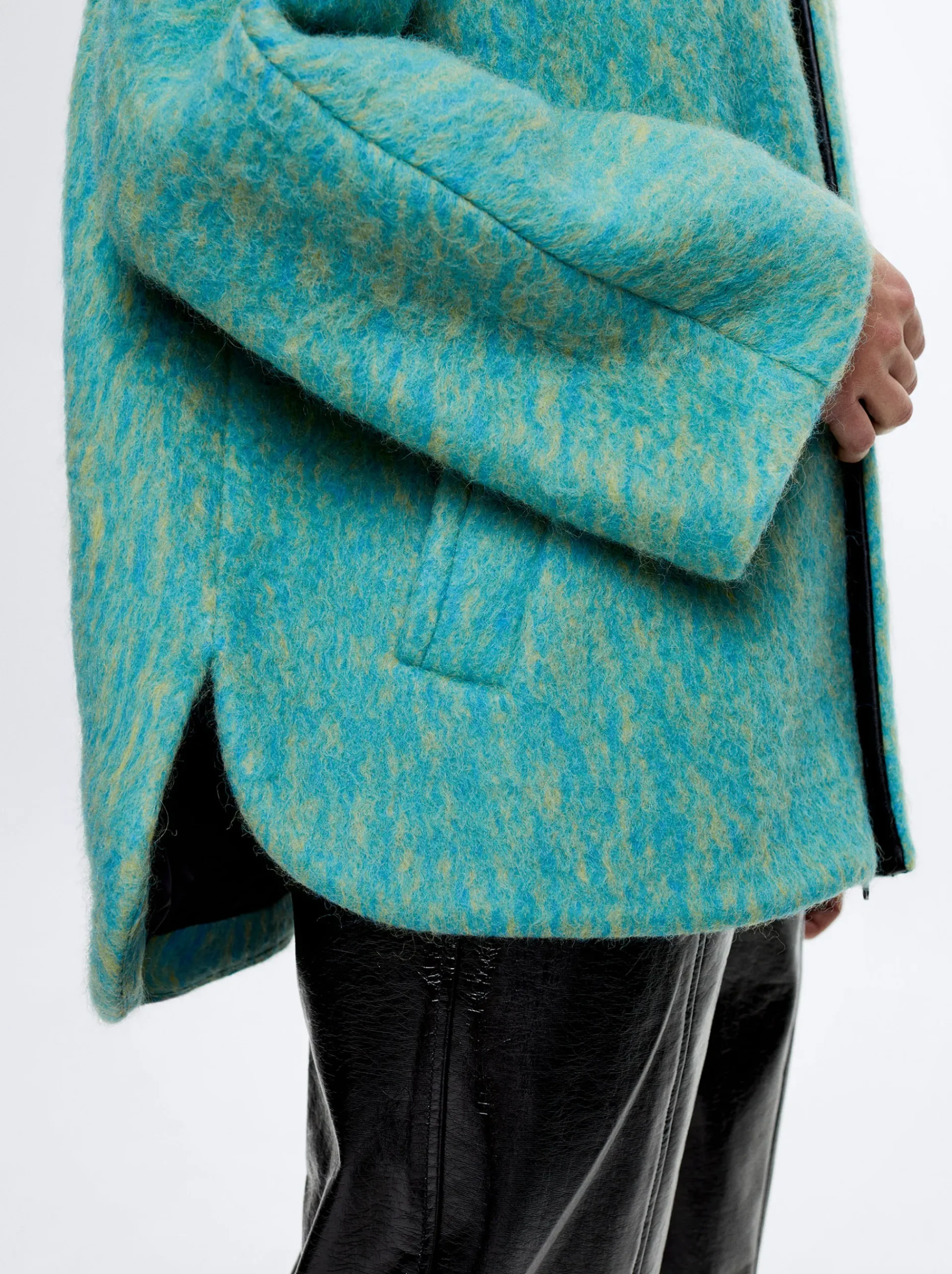 Wool Coat With Hood|Parfois Fashion