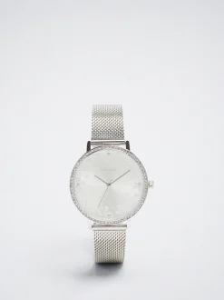 Zirconia Case Stainless Steel Watch|Parfois Cheap